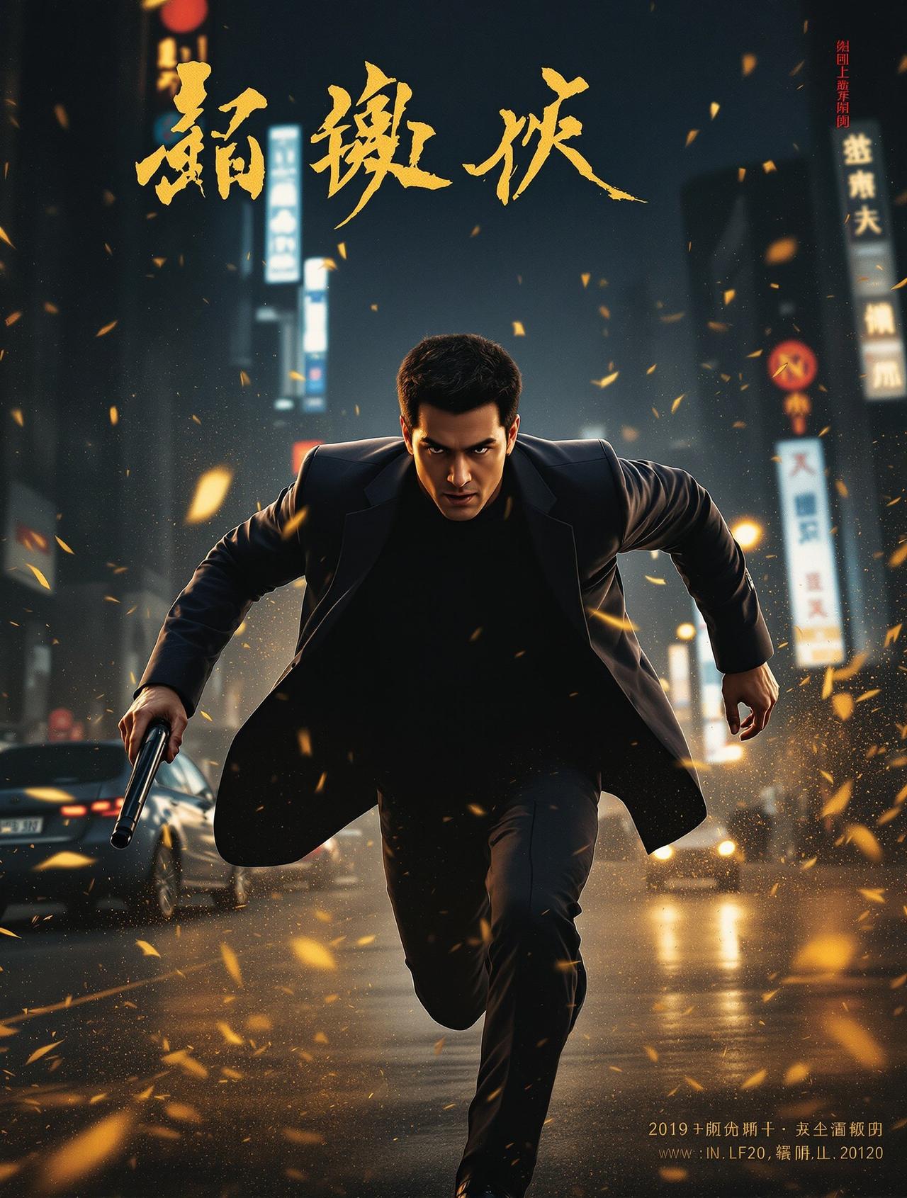 暗夜追踪 - 动作悬疑电影海报